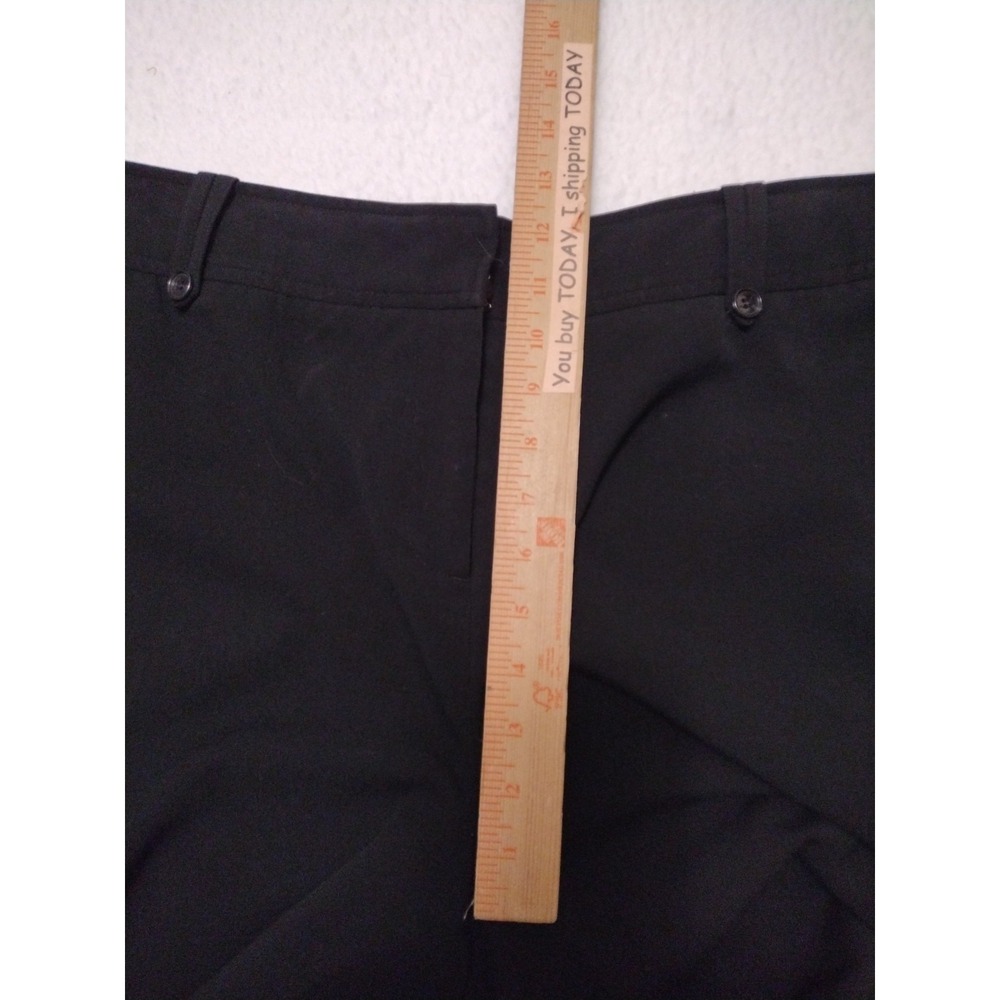 Worthington Capri Pants Woman 20 W Black Dressy Pants Pockets Stretch Office - Picture 4 of 7